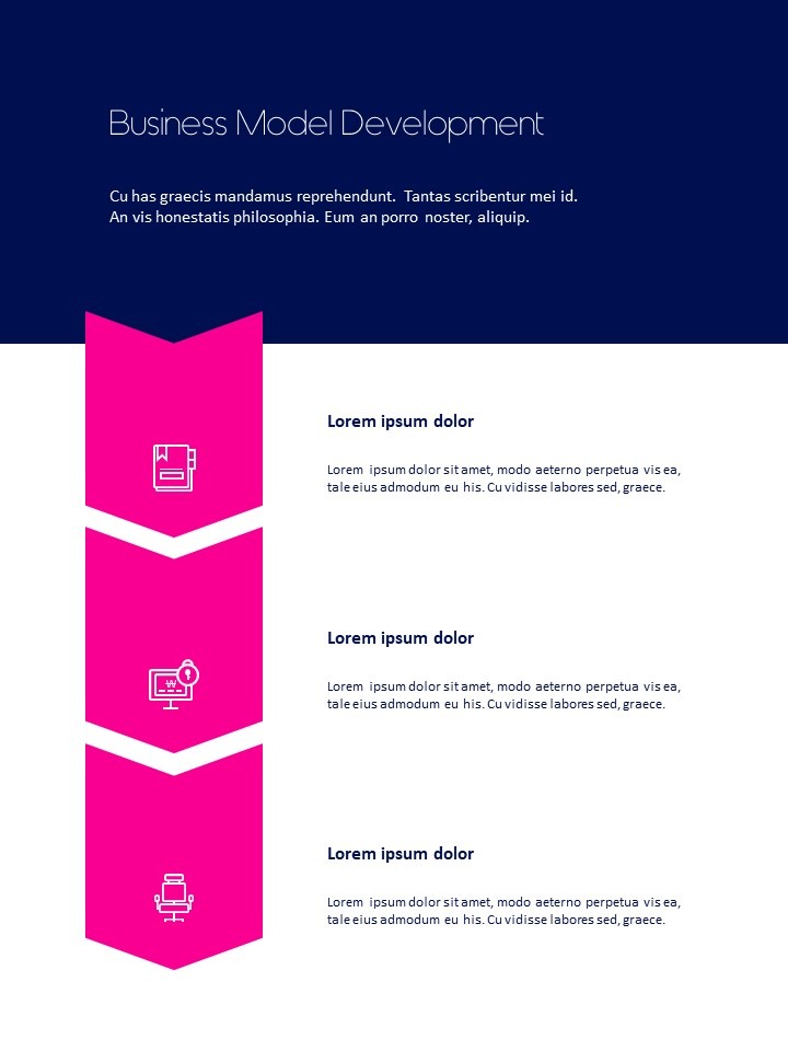 Modello di relazione annuale aziendale rosa Modelli di PowerPoint Design_15