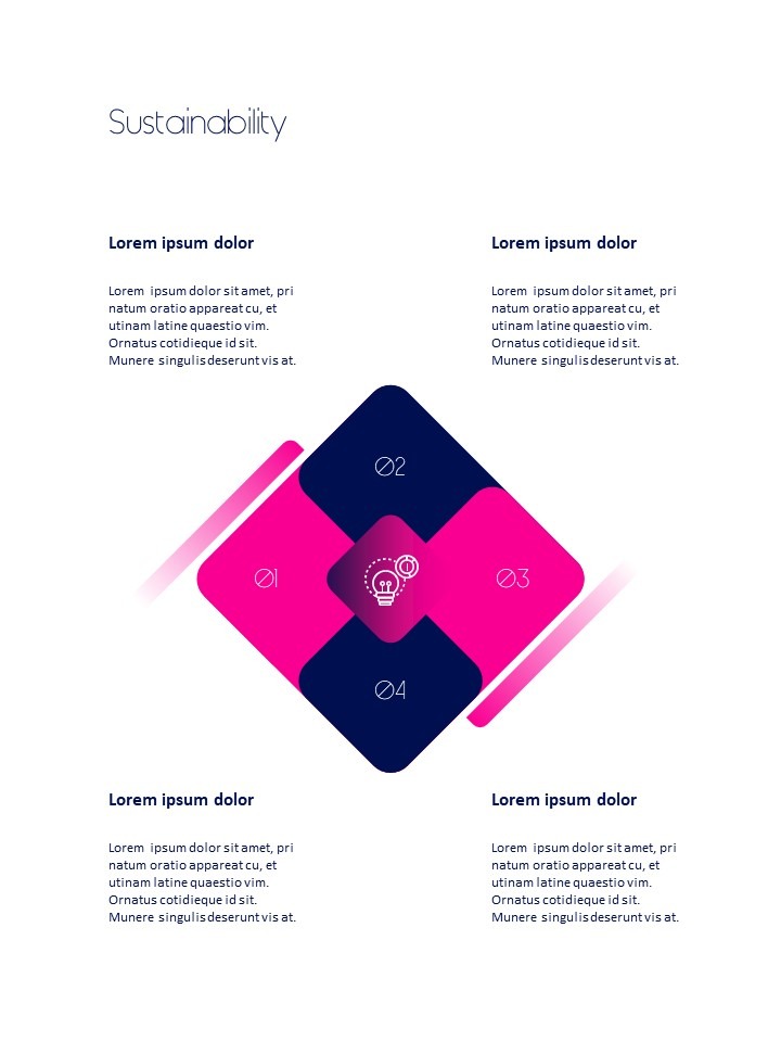 Modello di relazione annuale aziendale rosa Modelli di PowerPoint Design_19