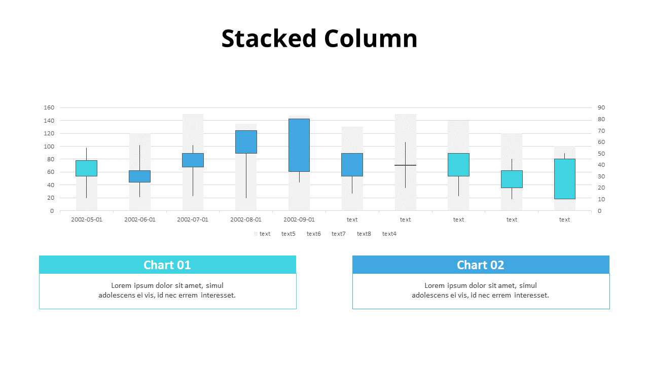 Stacked Column Chart Templates|Stock