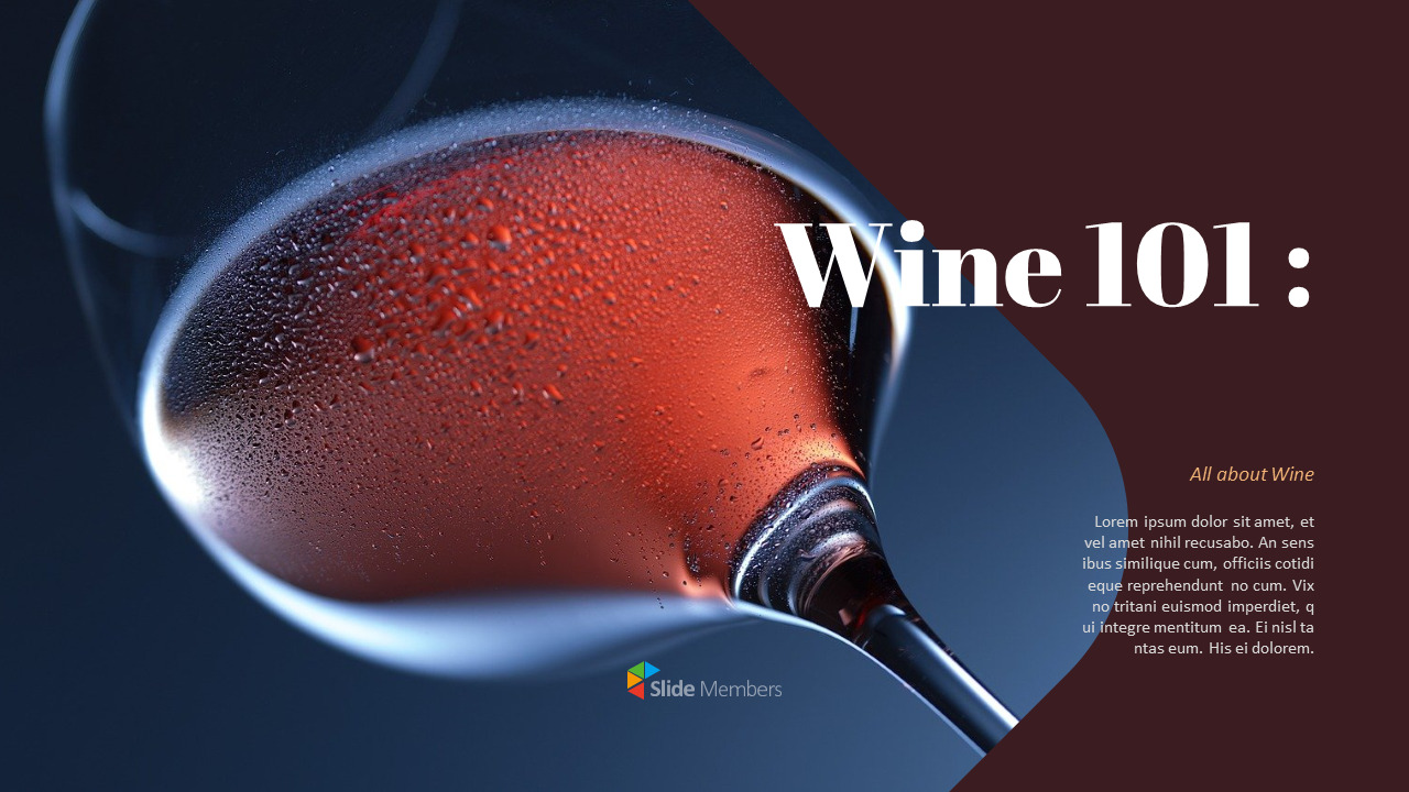 WINE 101 Product DeckBusinessPPT Templates