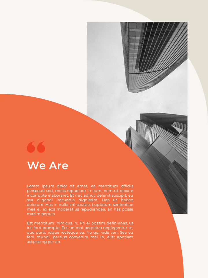 Abstract Annual Report Template Google Slides to PowerPoint