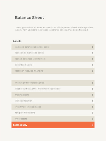Abstract Annual Report Template Google Slides to PowerPoint