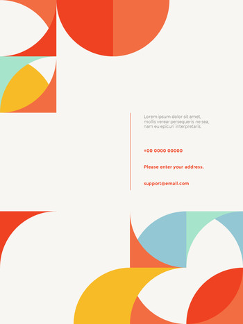 Abstract Annual Report Template Google Slides to PowerPoint