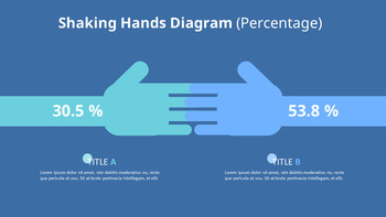 Hand Infografik-Vergleichsdiagramm Powerpoint-Animationsvorlage_04