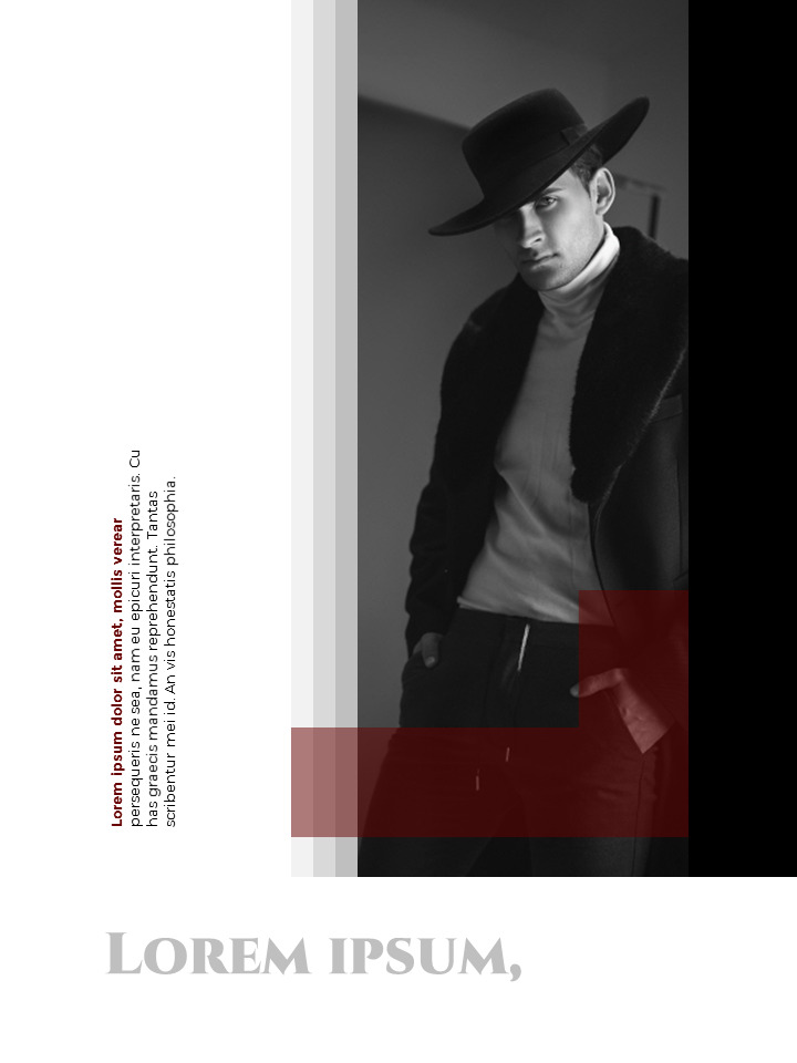 Homme Theme Desgin Template Google PowerPoint Slides