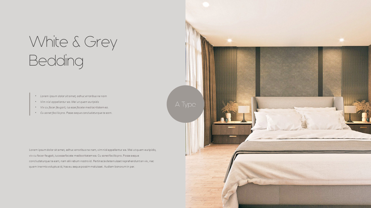 Modern Bedding Business PPTConstructionTemplates