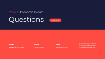 Covid 19 Economic Impact Presentation Template pitch presentation template