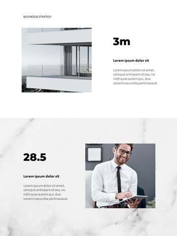 Marble Background Design Annual Report Templates for PowerPoint_11