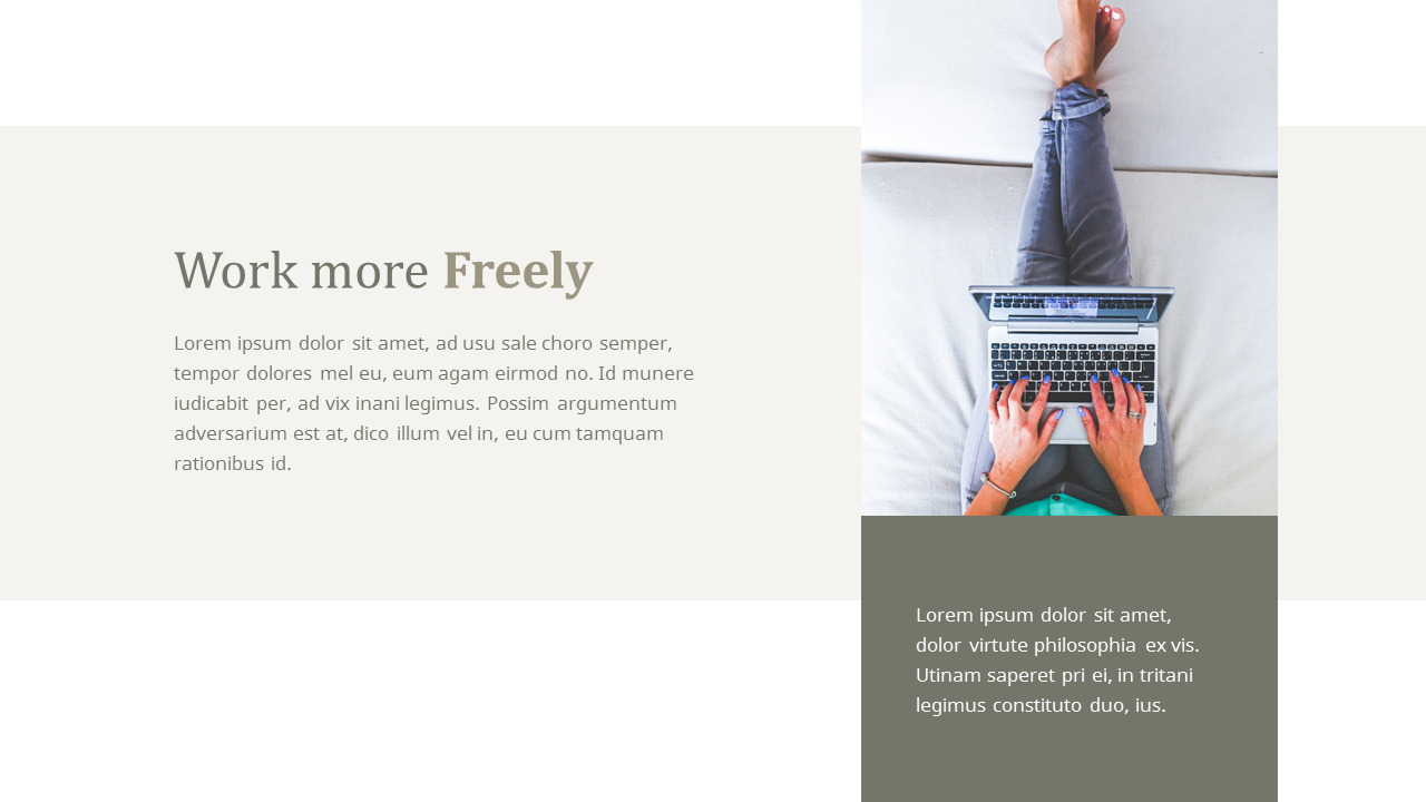 Work at Home PowerPoint Templates for Presentation