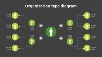 Plantillas animadas de PowerPoint con tema de gráfico de jerarquía organizativa_05