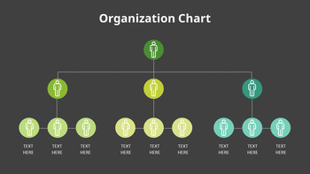 Animierte PowerPoint-Vorlagen für das Organisationshierarchiediagramm_07