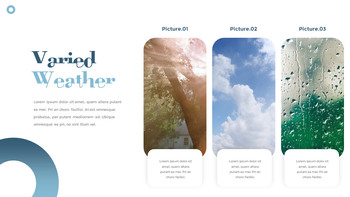 다양한 날씨 편집이 쉬운 프레젠테이션 템플릿_14