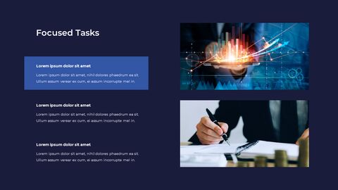 Focused Tasks Simple Deck|Vision, Mission|Single Slides
