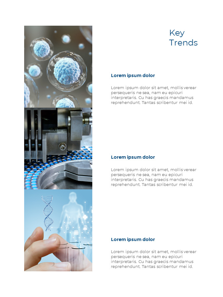 Scientific report ppt template image