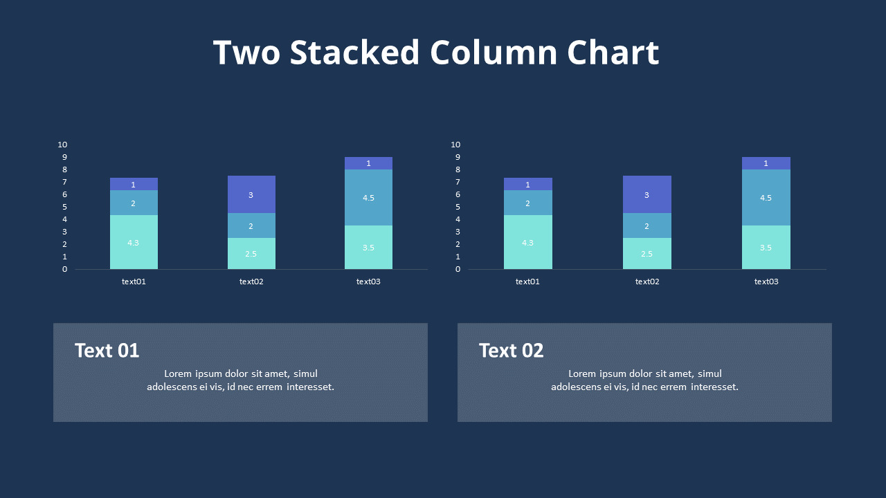 Stacked Column Chart List