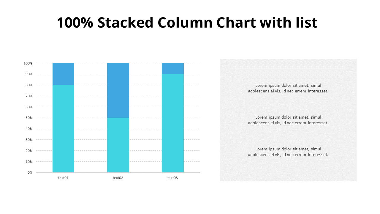 Stacked Column Chart PPT