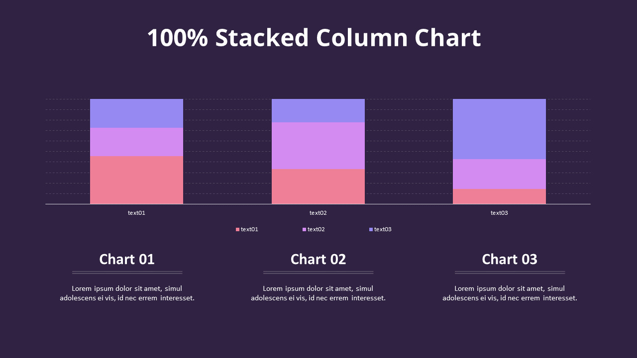 Stacked Column Chart PPT