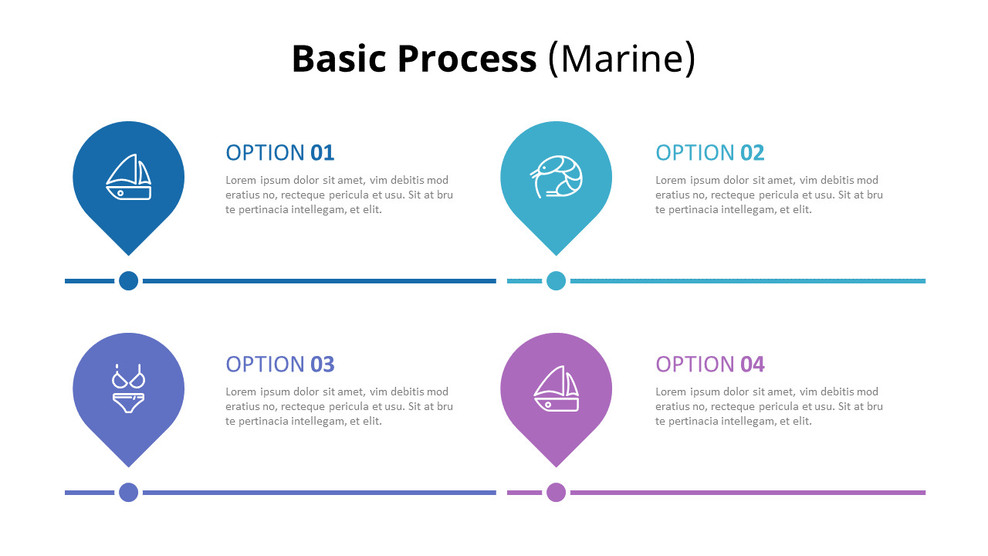 Process with Icons Set|Diagram