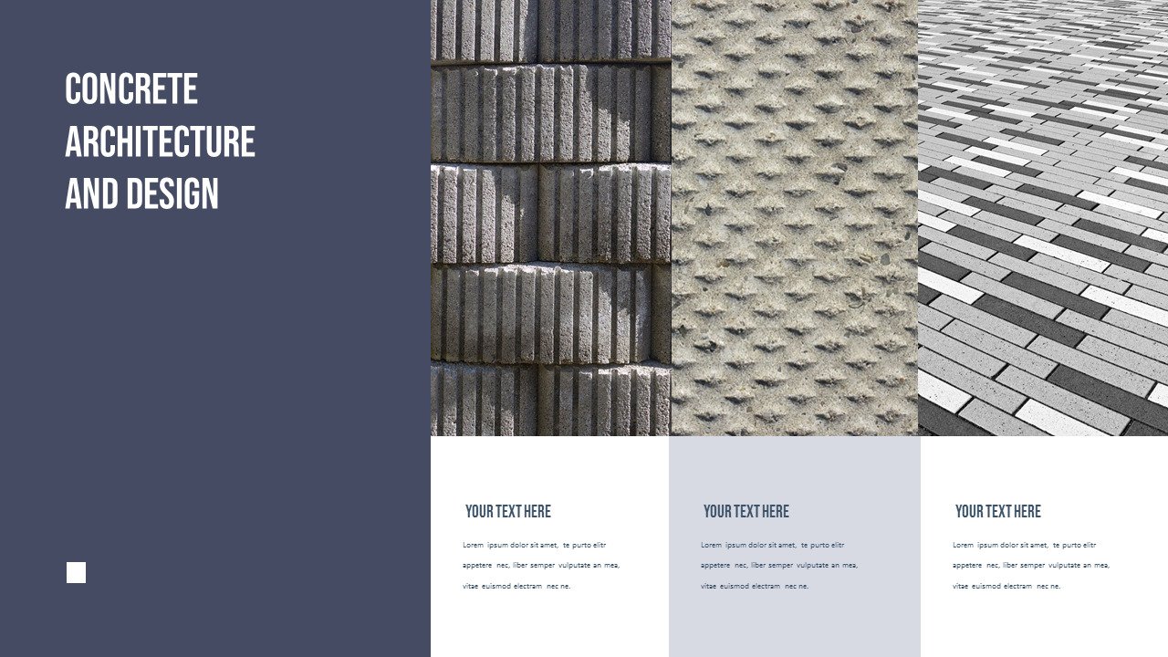 Concrete Business plan Templates PPTConstruction