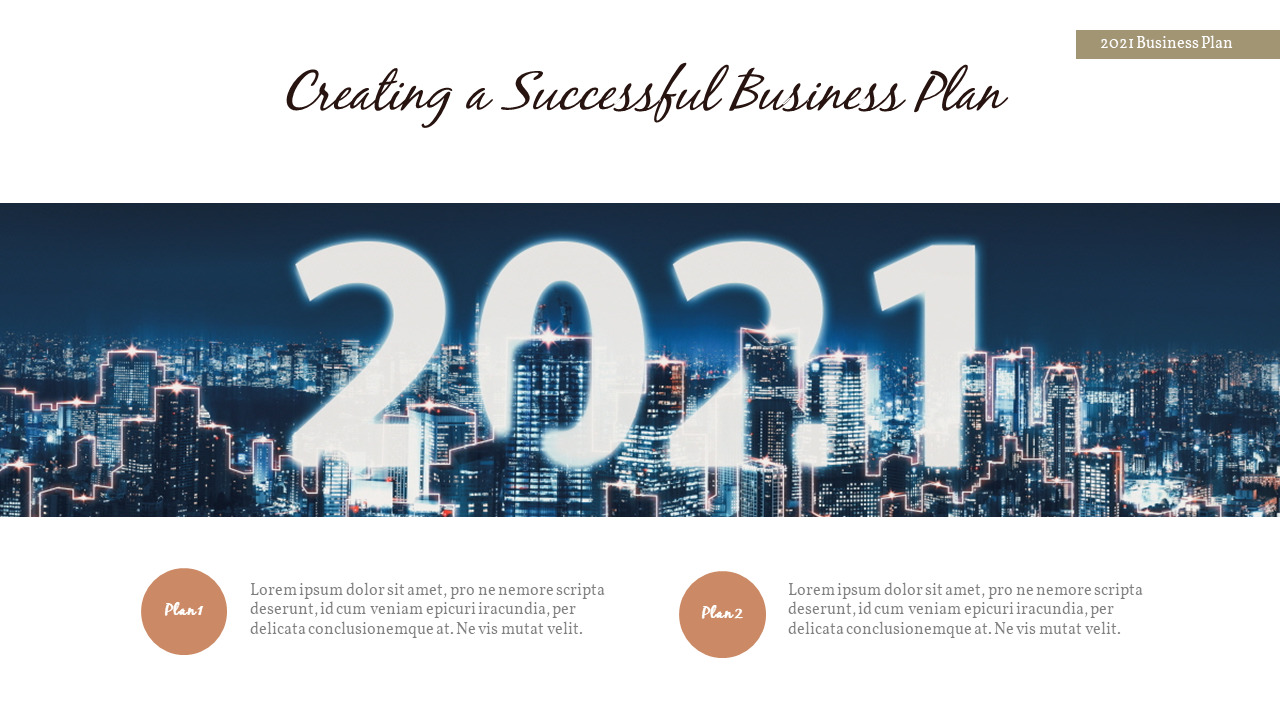 2021 Business Plan Templates Design
