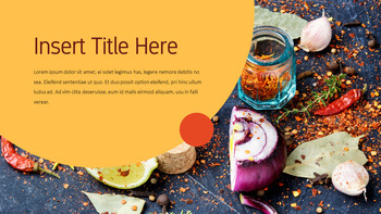 인도 요리 카레 (커리) 파워포인트 디자인_13