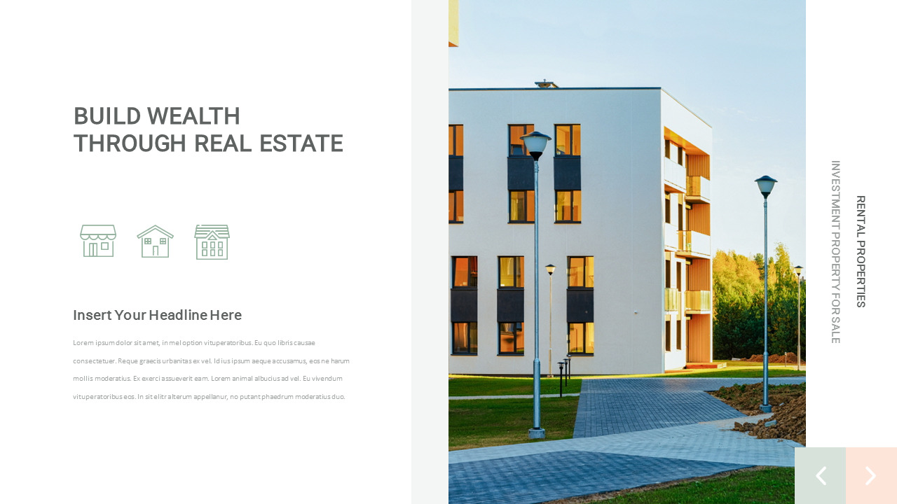 Investment Property Product Deck Housing Ppt Templates
