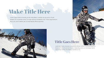 Winter Snowboard powerpoint slide design_25