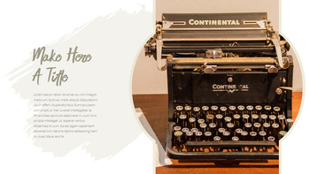 老式打字机 简单的模板_10