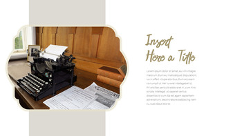 老式打字机 简单的模板_19