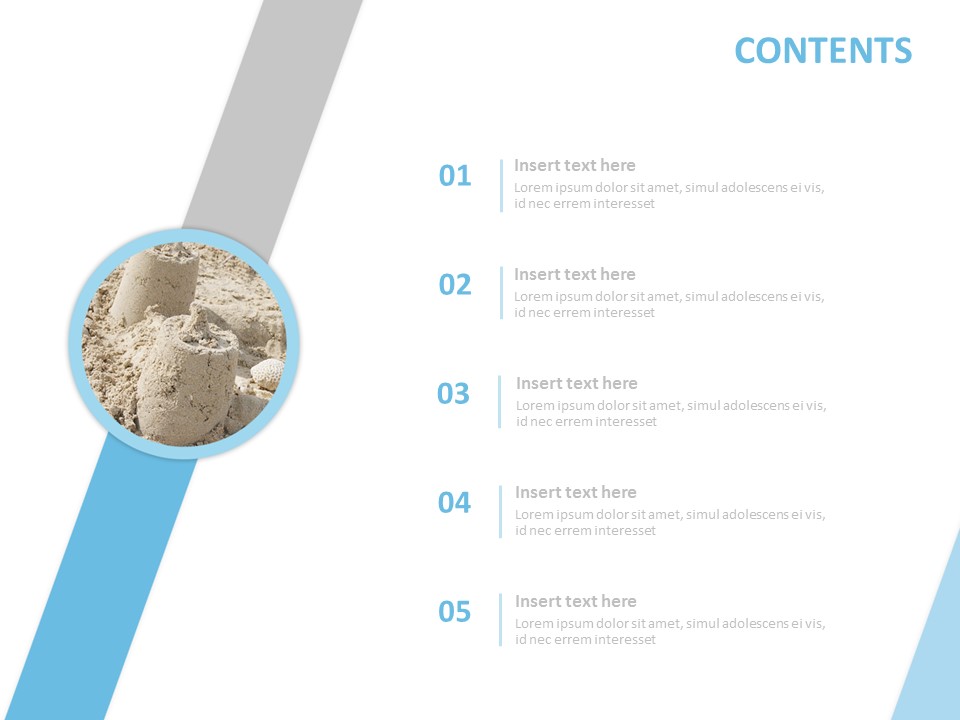 Free Presentation Templates - Sand Castle_02