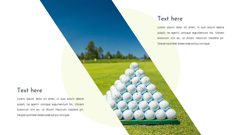 Golf Google Slides Template Design