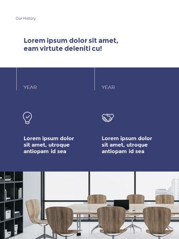 启动新业务垂直布局模板 公司简介模板设计_04