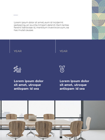 启动新业务垂直布局模板 公司简介模板设计_05