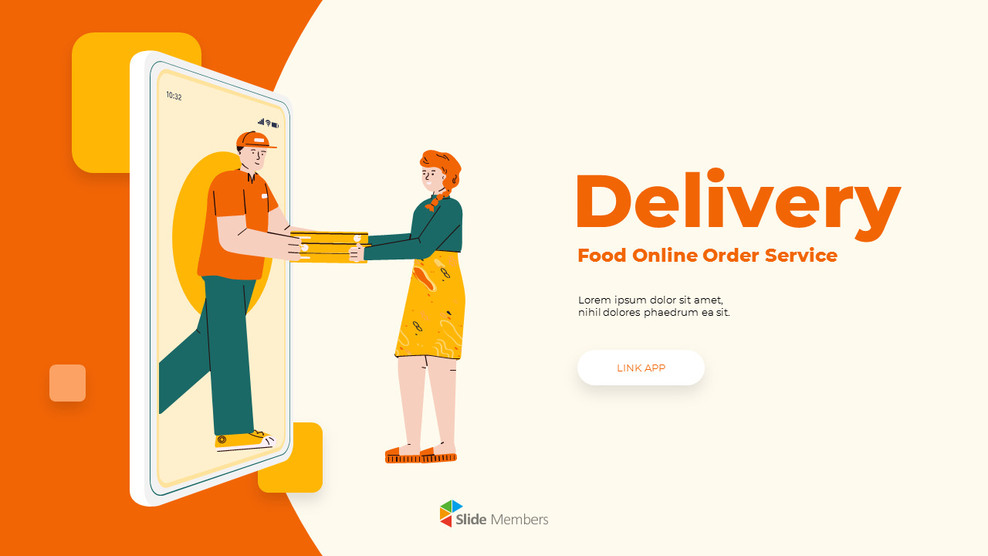 在线送货服务音高甲板 PPT业务_01