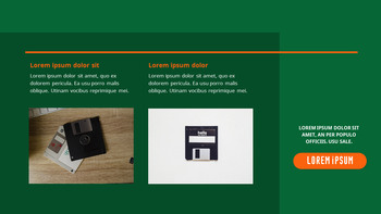 레트로 프레젠테이션용 PowerPoint 템플릿_19