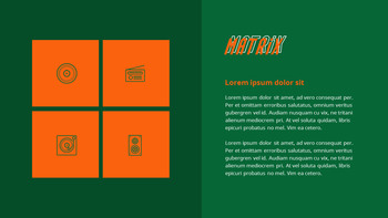 레트로 프레젠테이션용 PowerPoint 템플릿_25