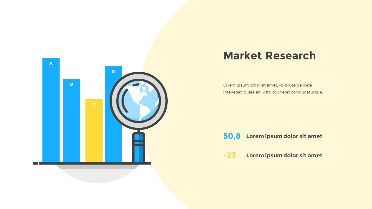 Flat Design Layout Pitch Deck animated Template powerpoint animation