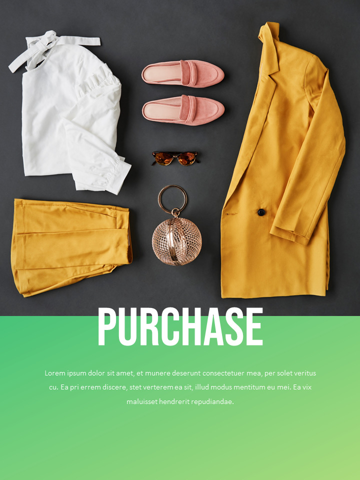 E-commerce Shop PPT Templates Simple Design