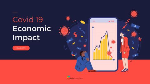 Covid 19 Economic Impact powerpoint animation template