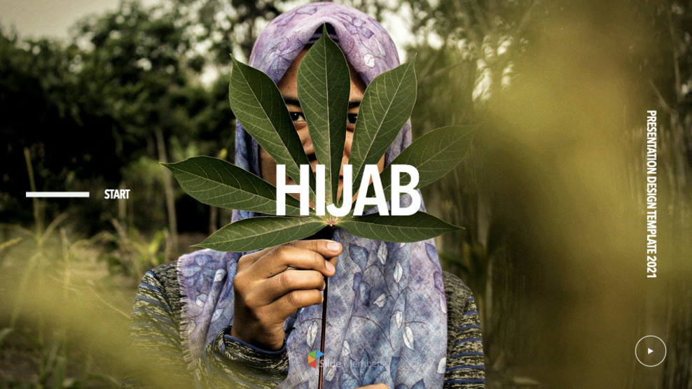 Hijab hermosas plantillas de notas clave_01