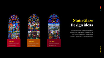 彩绘玻璃 简单的模板设计_16