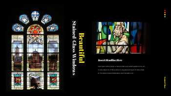 彩绘玻璃 简单的模板设计_19