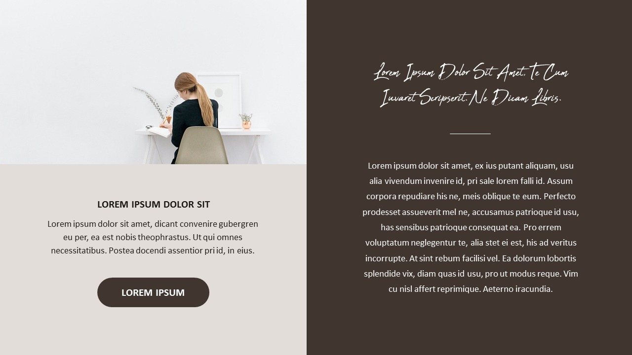 Writer PowerPoint Presentations Samples|Lifestyle|Templates