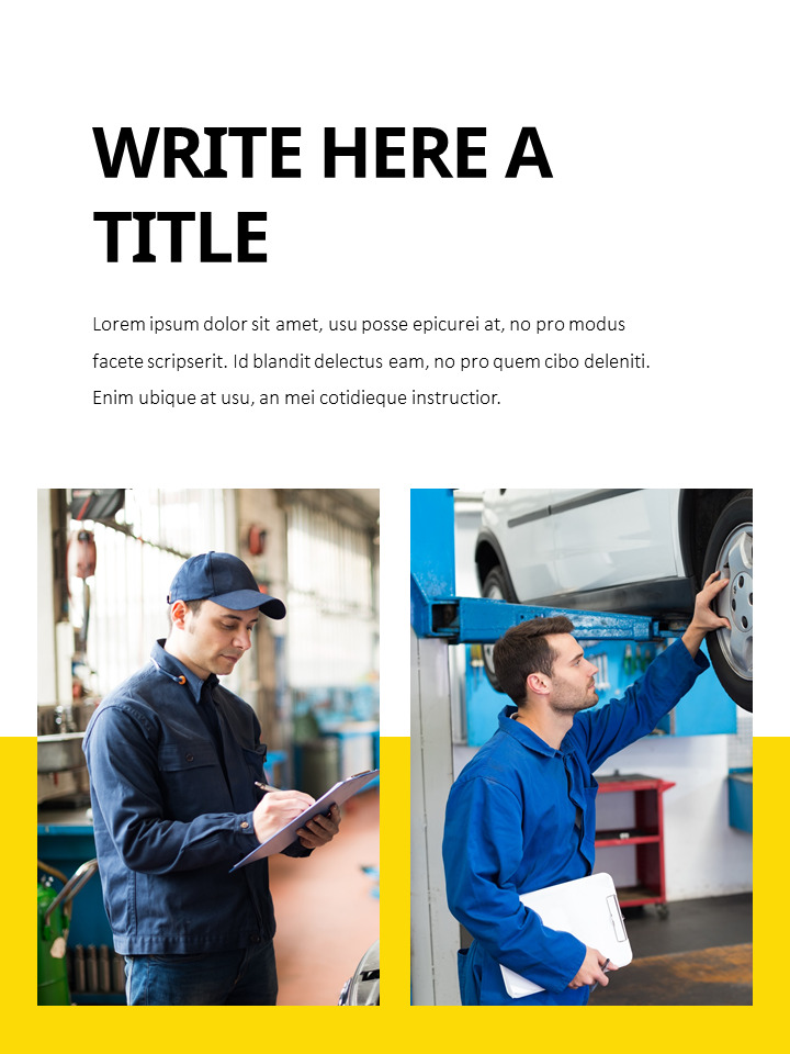 Auto Repair Shop PowerPoint Template