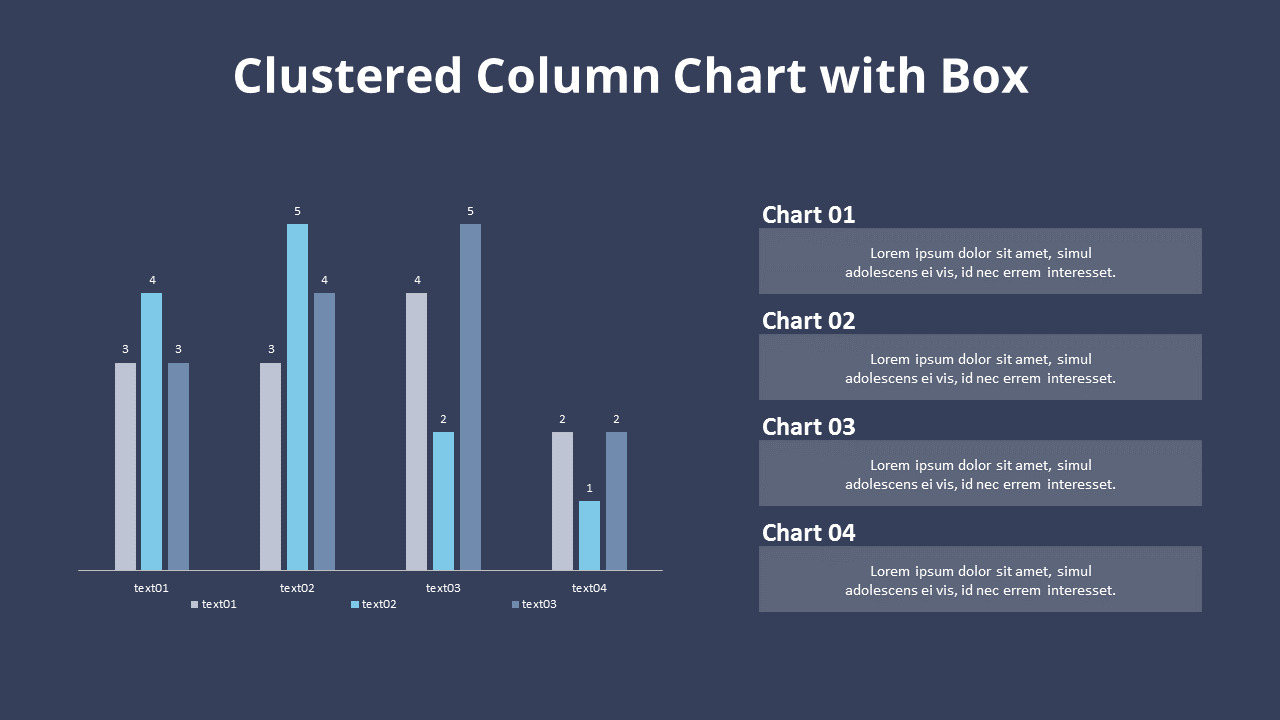 4 Clustered Column Chart List image.