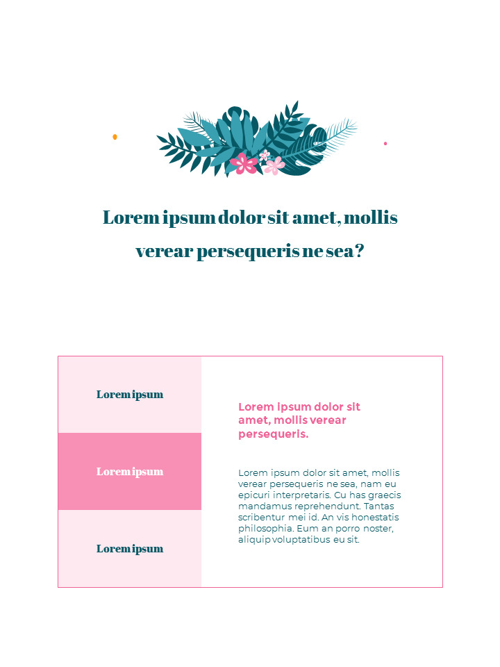Powerpoint Shape Library Spring Template Spring Theme Illustrated PowerPoint Template – Floral Spring Deck