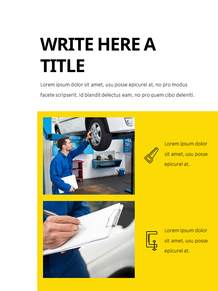 Auto Repair Shop PowerPoint Template