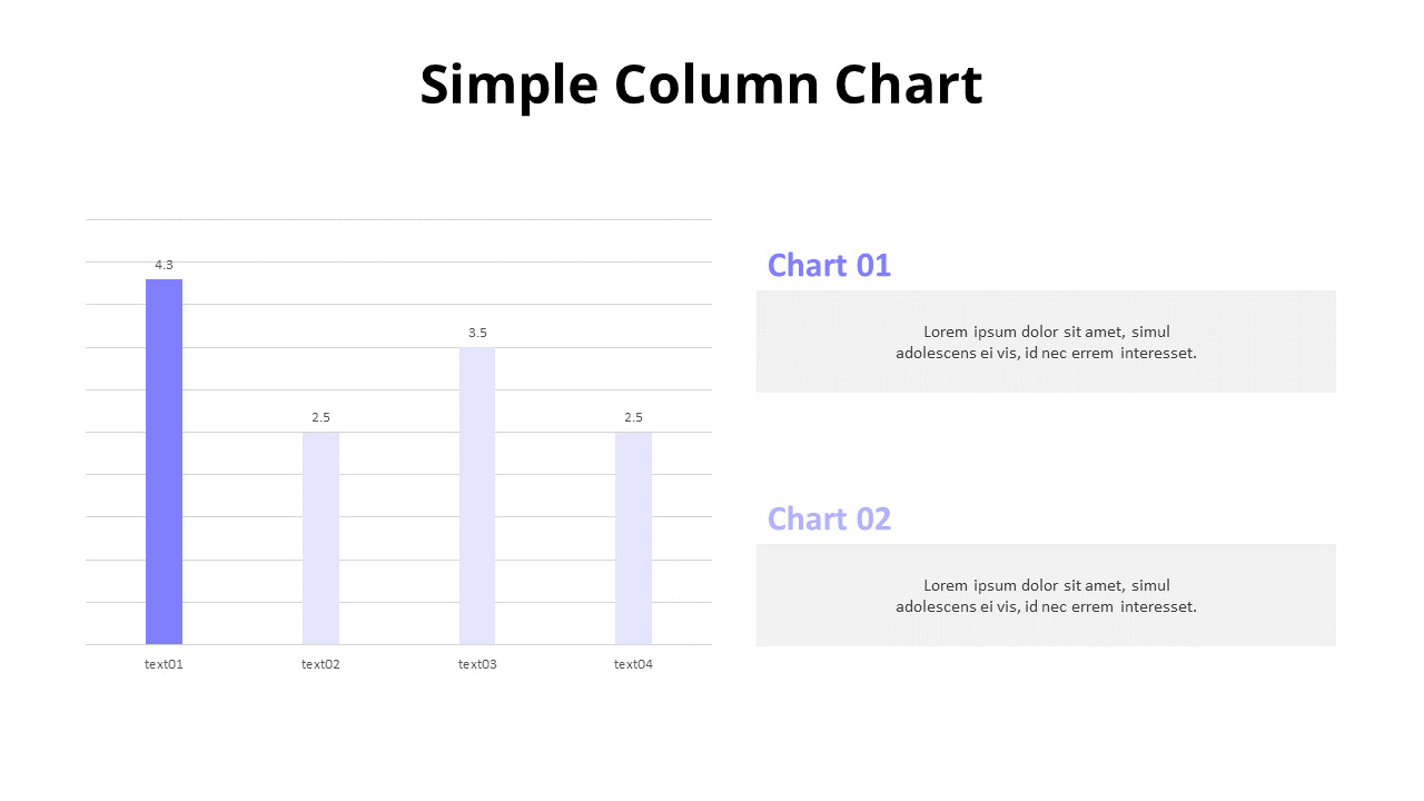 Simple Column Chart