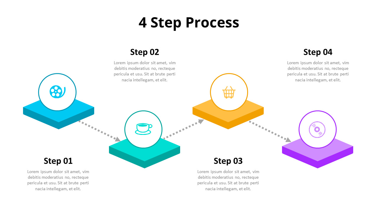 modèle de diagramme de processus de flux