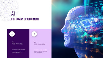 AI Technology Best Presentation Design PowerPoint Template – Neural ...